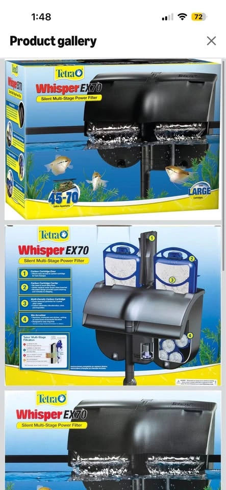 Tetra Whisper Ex 70 filter - photo 2
