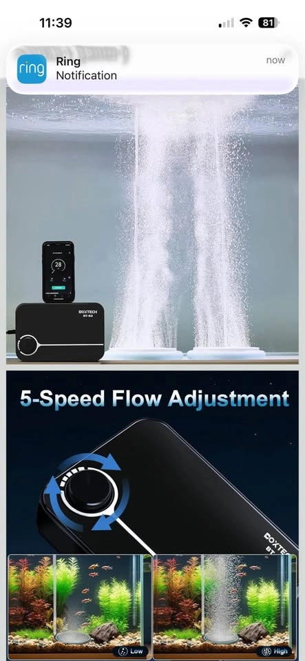 Boxtech Aquarium Ultra Quiet Air Pump - photo 4