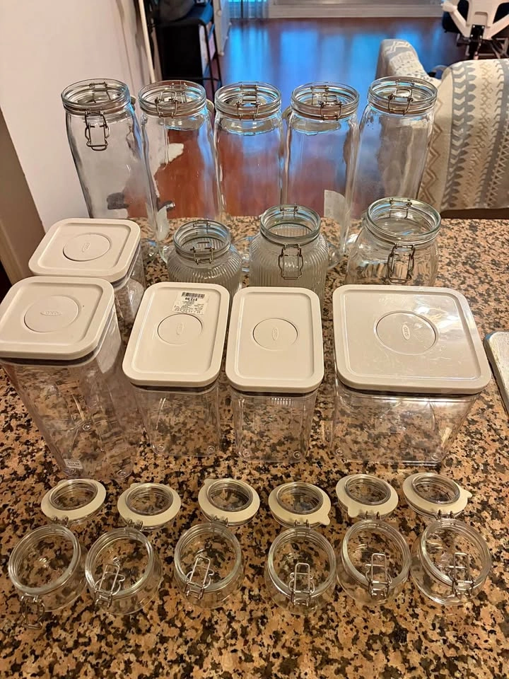 Assorted Jars and Containers