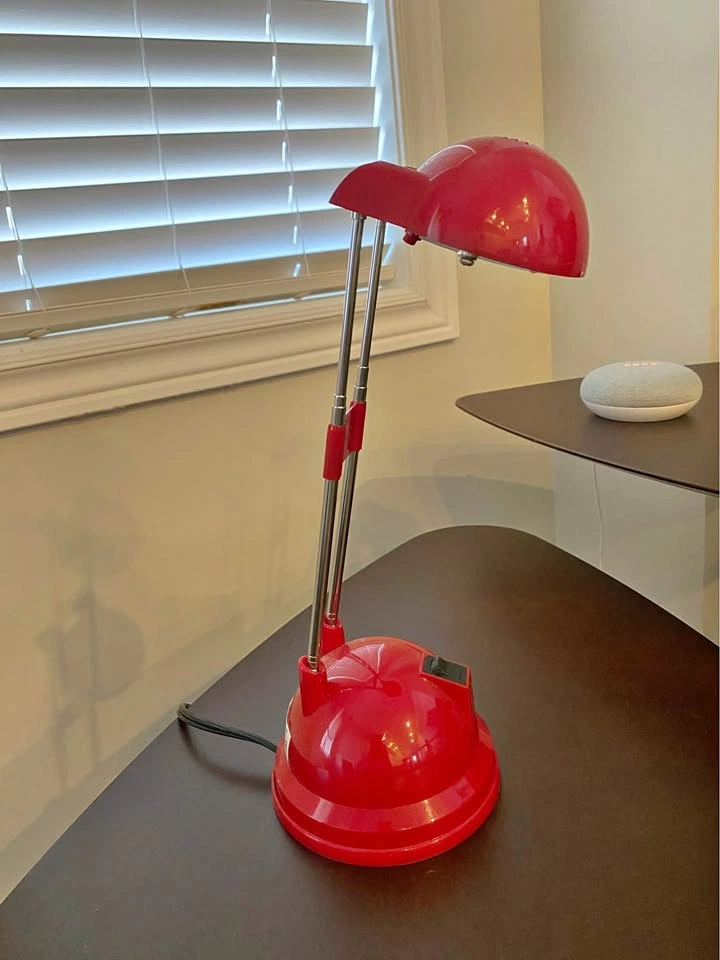 Vintage IKEA Espressivo Desk Lamp – Red (Telescopic Arm)