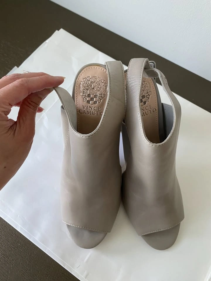 Vince Camuto Slingback Peep-Toe Heels – Size 7.5 - photo 2