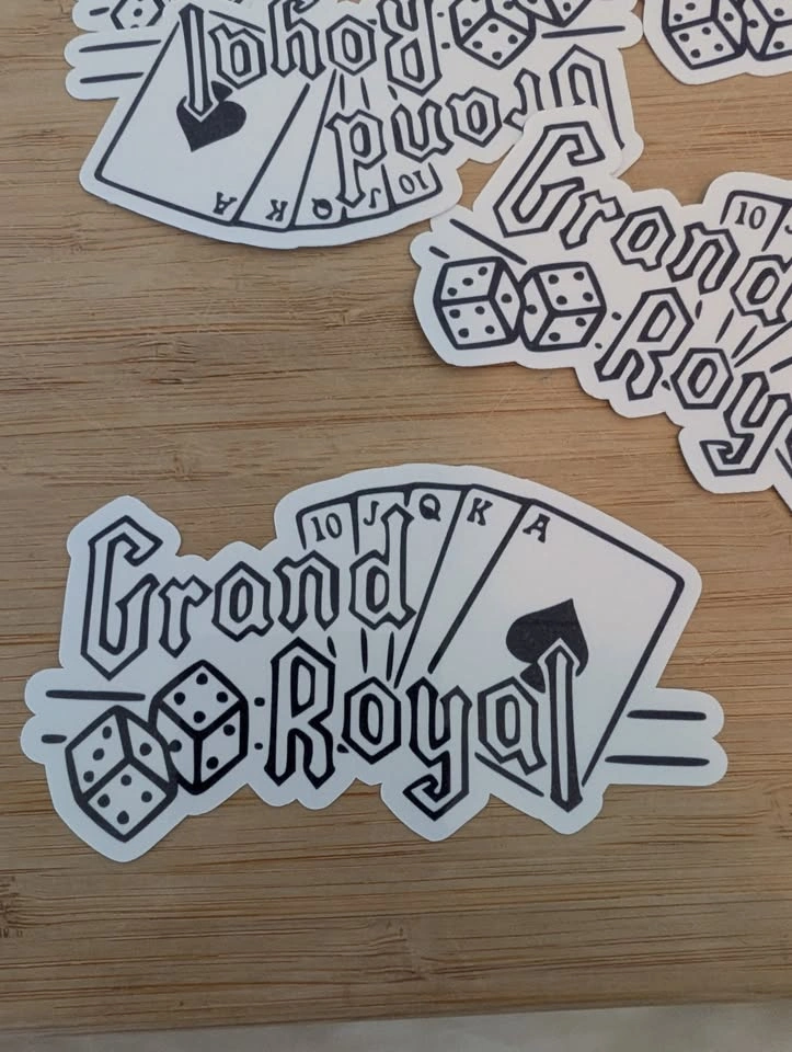 Grand Royal Casino Sticker | Waterproof Die-Cut Vinyl - photo 2