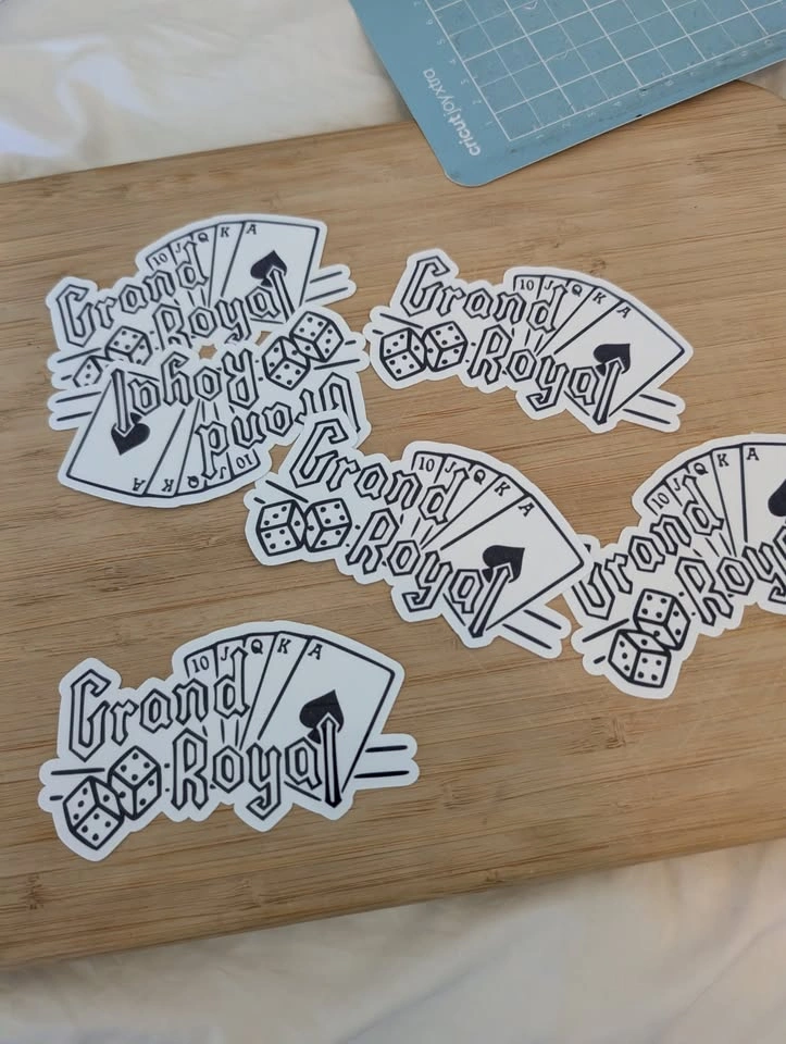 Grand Royal Casino Sticker | Waterproof Die-Cut Vinyl - photo 3