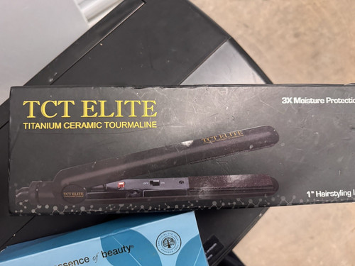 TCT Elite 1" Flat Iron Straightener Titanium Ceramic Tourmaline