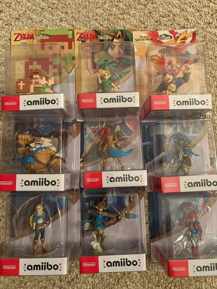Large Nintendo Amiibo Lot - The Legend of Zelda, Mario, Extras - photo 5