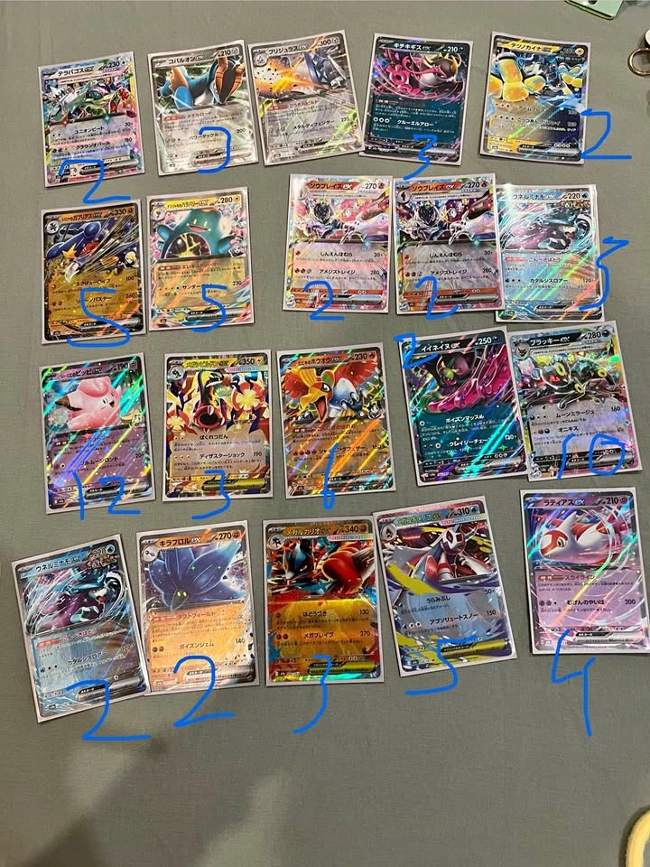 Pokemon cards jap ver