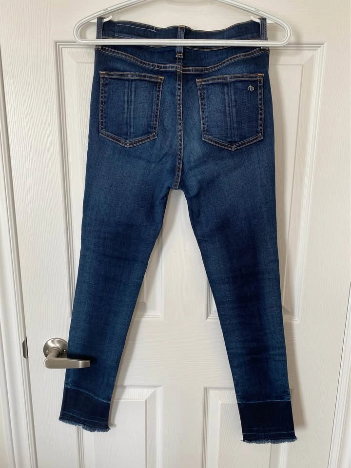 Rag & Bone High-Rise Capri Jeans – Size 27 - photo 3