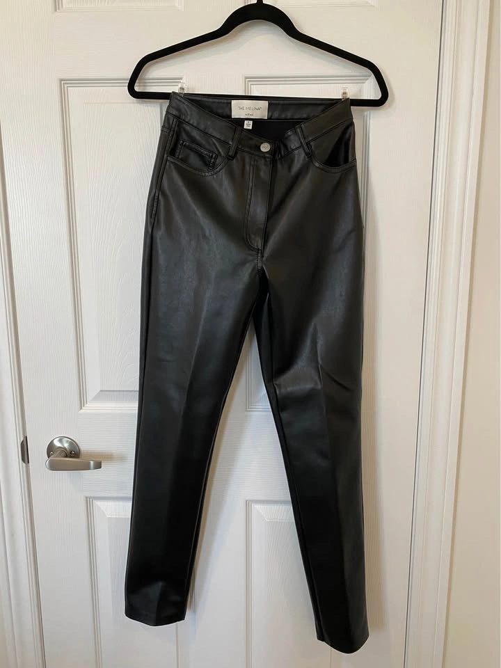 Aritzia Wilfred Melina Faux Leather Pants – Size 4 - photo 3