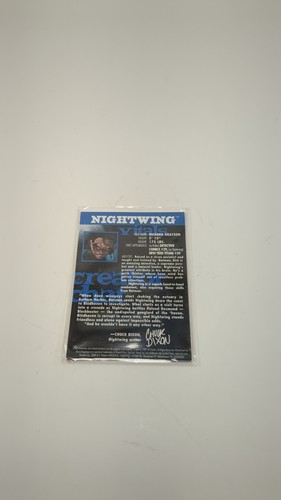 NIGHTWING Wizard 1997 Chromium Promo Trading Card #17 - DC Comic - photo 2