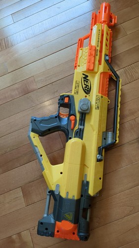 NERF N-Strike Stampede - With Shield, Stand, And 2 Mags - photo 2