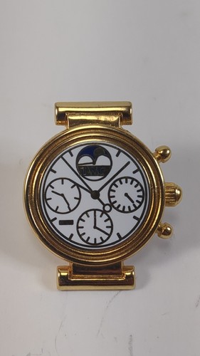 Vintage IWC Schaffhausen Da Vinci Chronograph Watch Pin Badge