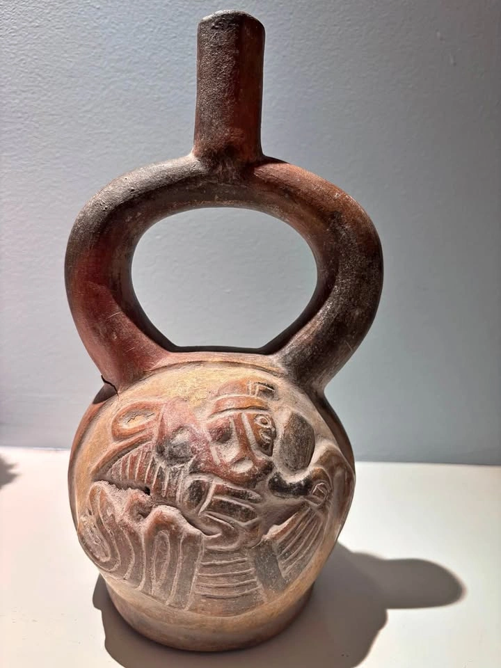 Pre-Columbian Pottery Stirrup Vessel
