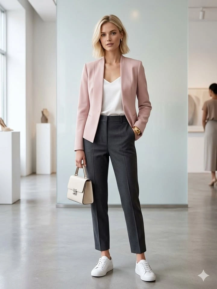 Forever 21 blush color short jacket - S