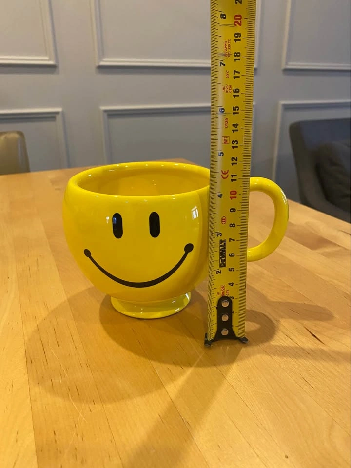 Vintage Teleflora “Be Happy” Smiley Face Mug / Planter - photo 3