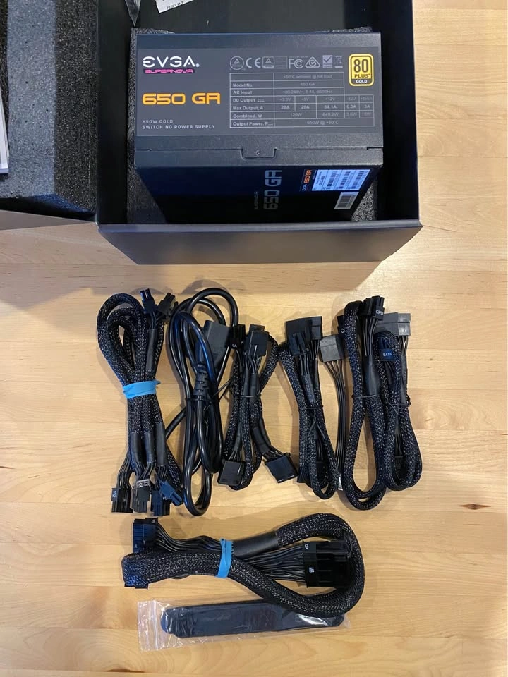 EVGA 650 GA 650W Power Supply – 80 Plus Gold - photo 4