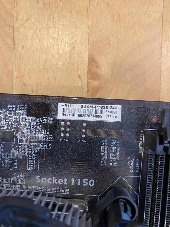 H81P Motherboard (Sticker: H81P | Code: 0815SCD) - photo 3