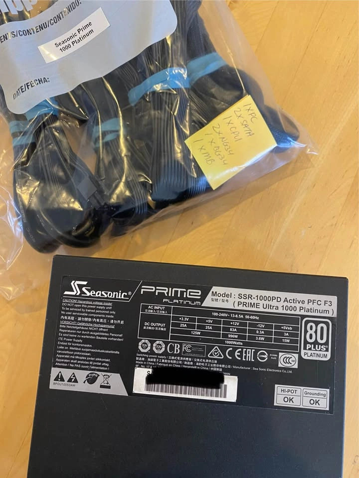 Seasonic Prime Platinum PX-1000 Fully Modular Power Supply - photo 5