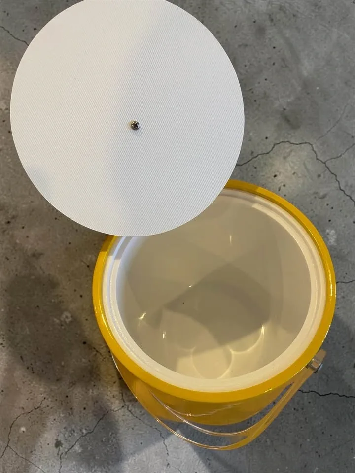 Vintage Morgan Bucket Brigade Ice Bucket – Yellow - photo 2
