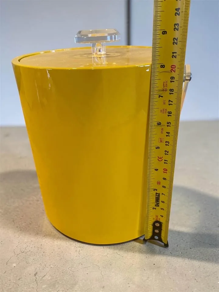 Vintage Morgan Bucket Brigade Ice Bucket – Yellow - photo 3