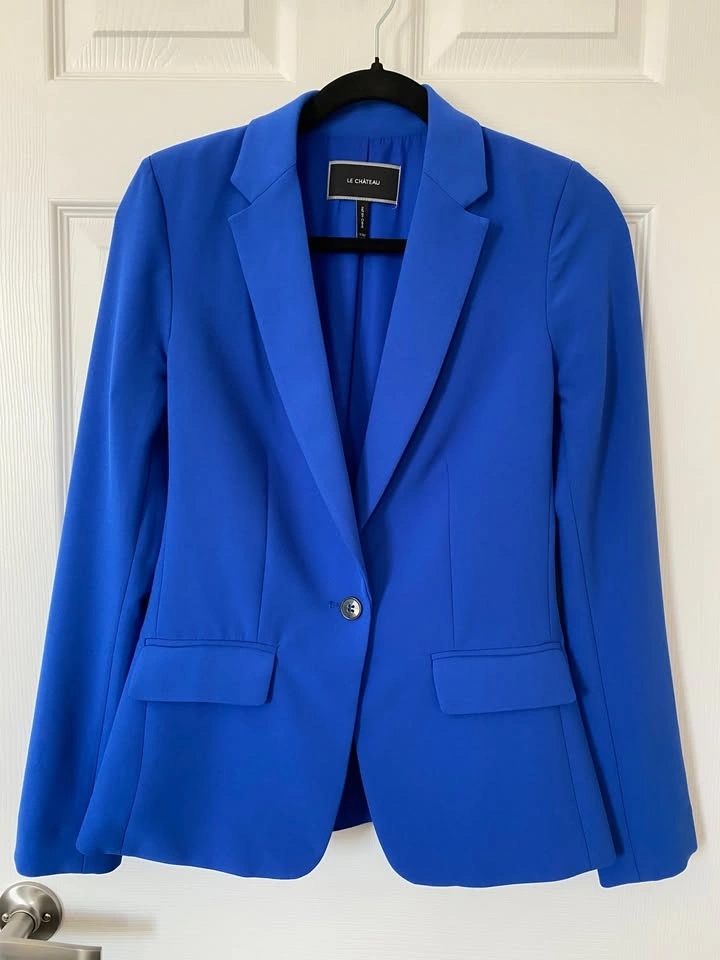 Le Château Royal Blue Lightweight Blazer – Size XXS - photo 2