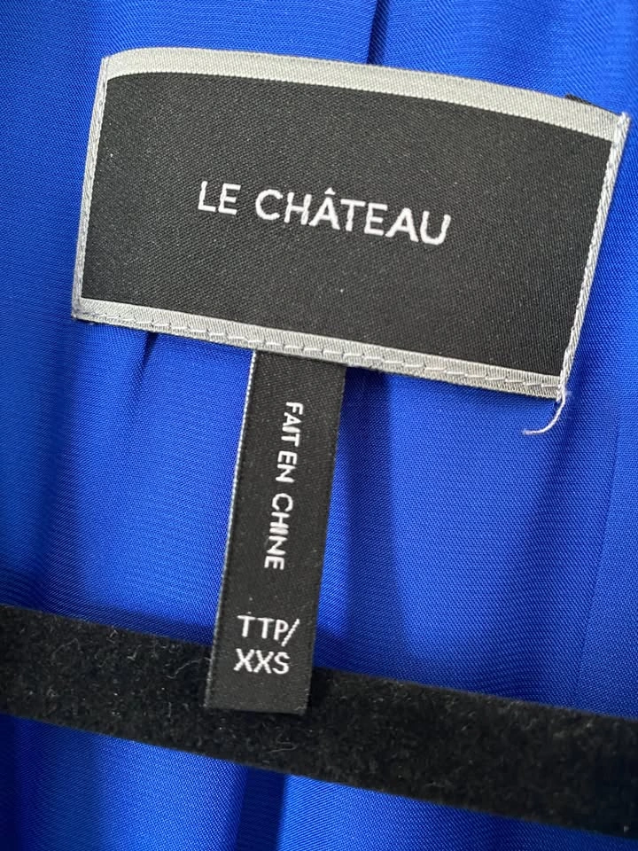 Le Château Royal Blue Lightweight Blazer – Size XXS - photo 3