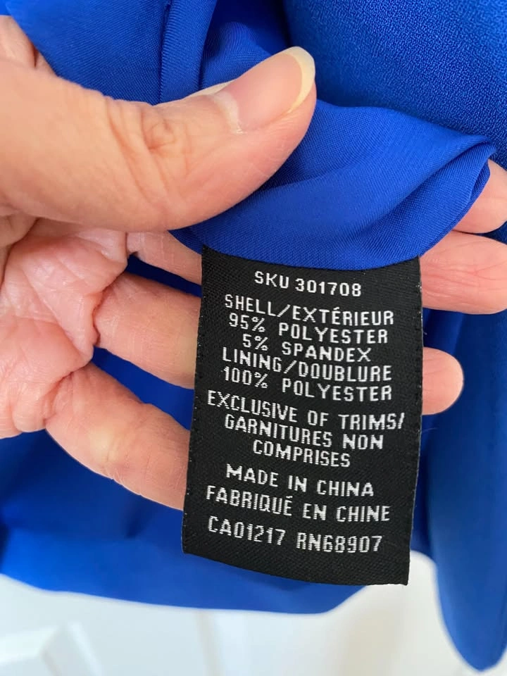 Le Château Royal Blue Lightweight Blazer – Size XXS - photo 5