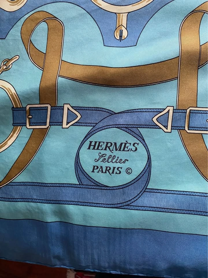 HERMÈS Eperon d'Or Silk Scarf by Henri d'Origny - photo 3