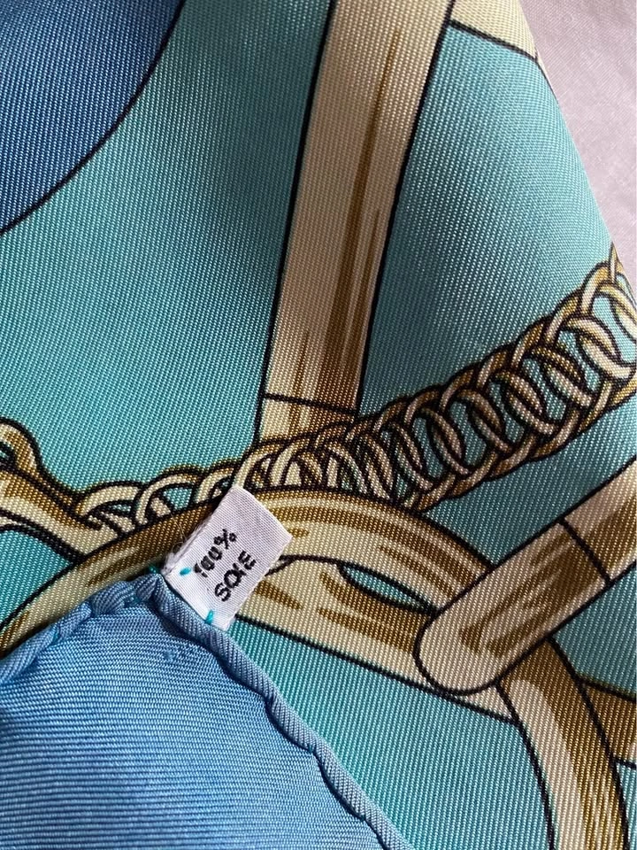 HERMÈS Eperon d'Or Silk Scarf by Henri d'Origny - photo 4