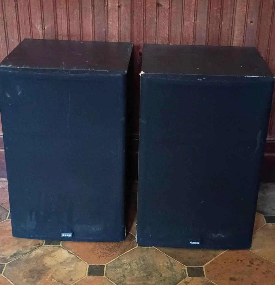 Yamaha Speakers Vintage Pair Wood 90s As Is - photo 2