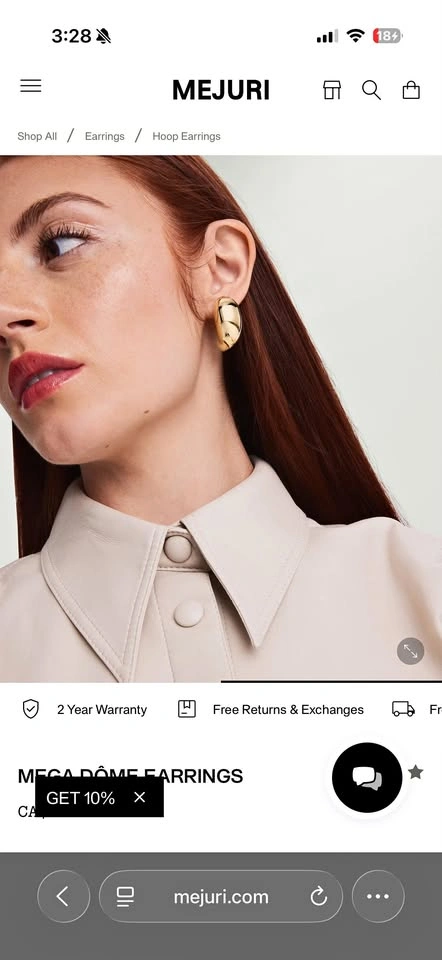 Mejuri Mega Dome Earrings