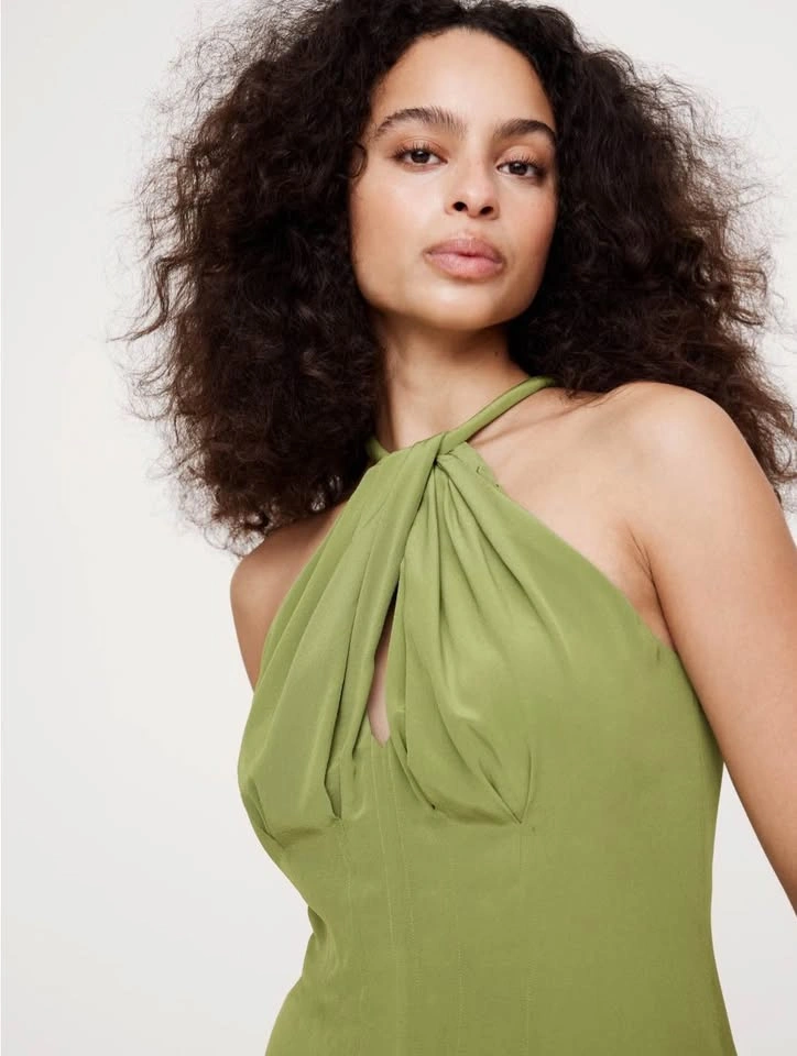 Banana Republic Silk Halter Maxi Dress w. Tags - photo 2