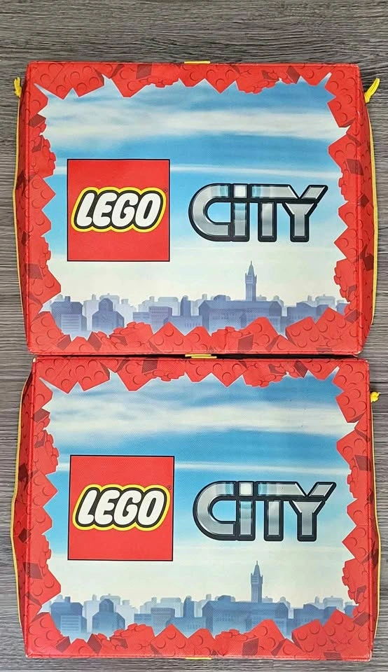 Lego storage bins / play mats ×2