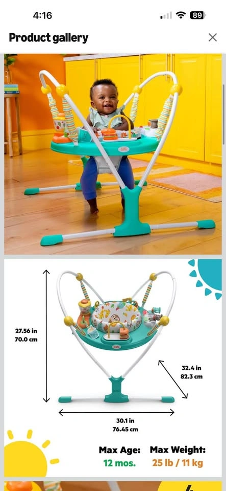 Bright Starts Cooking Up Fun Baby Activity Jumper - photo 5