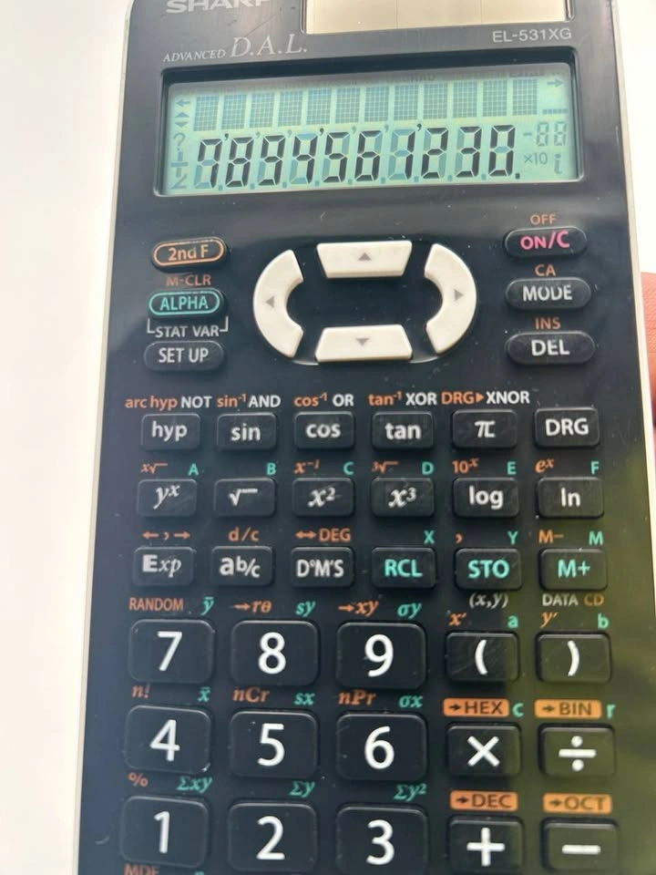 Sharp EL-531XG Scientific Calculator – Solar Powered – With Cove - photo 2