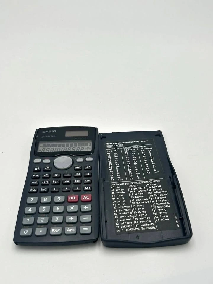 Casio fx-991MS Scientific Calculator – Two-Way Power – With Cove