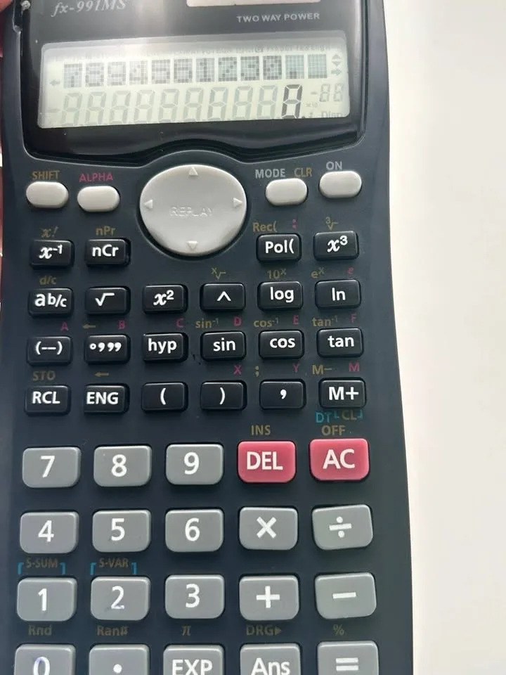 Casio fx-991MS Scientific Calculator – Two-Way Power – With Cove - photo 3