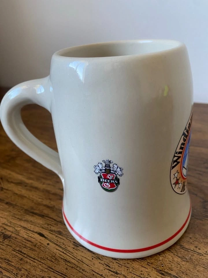 Vintage Beck’s Beer Stein Mug – Germany 1990 Windjammer Bremerha - photo 2