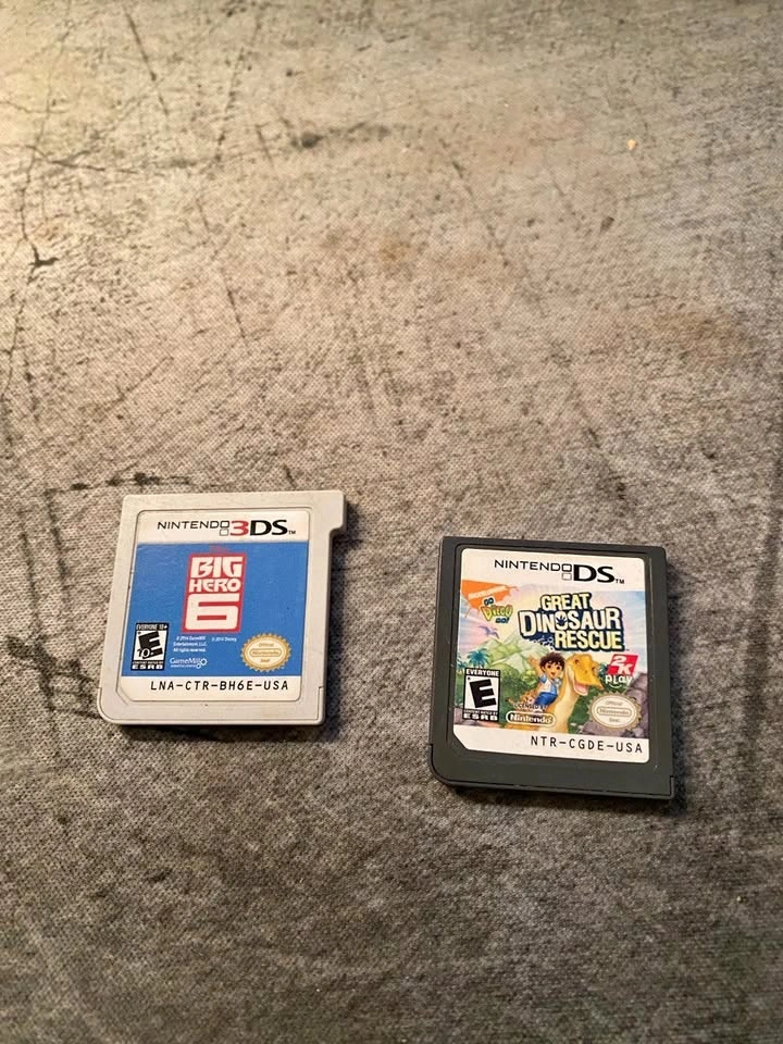 Big Hero 6 and Go Diego Go Great Dinosaur Rescue 3DS Games