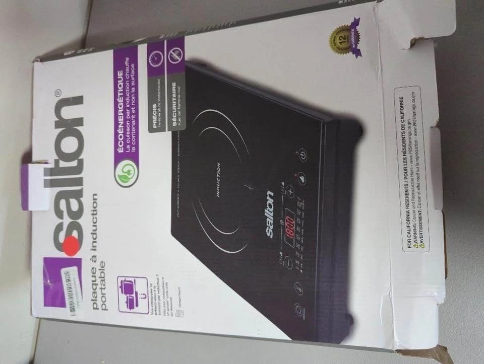 SALTON INDUCTION COOKTOP LED DISPLAY - Brand new - photo 2