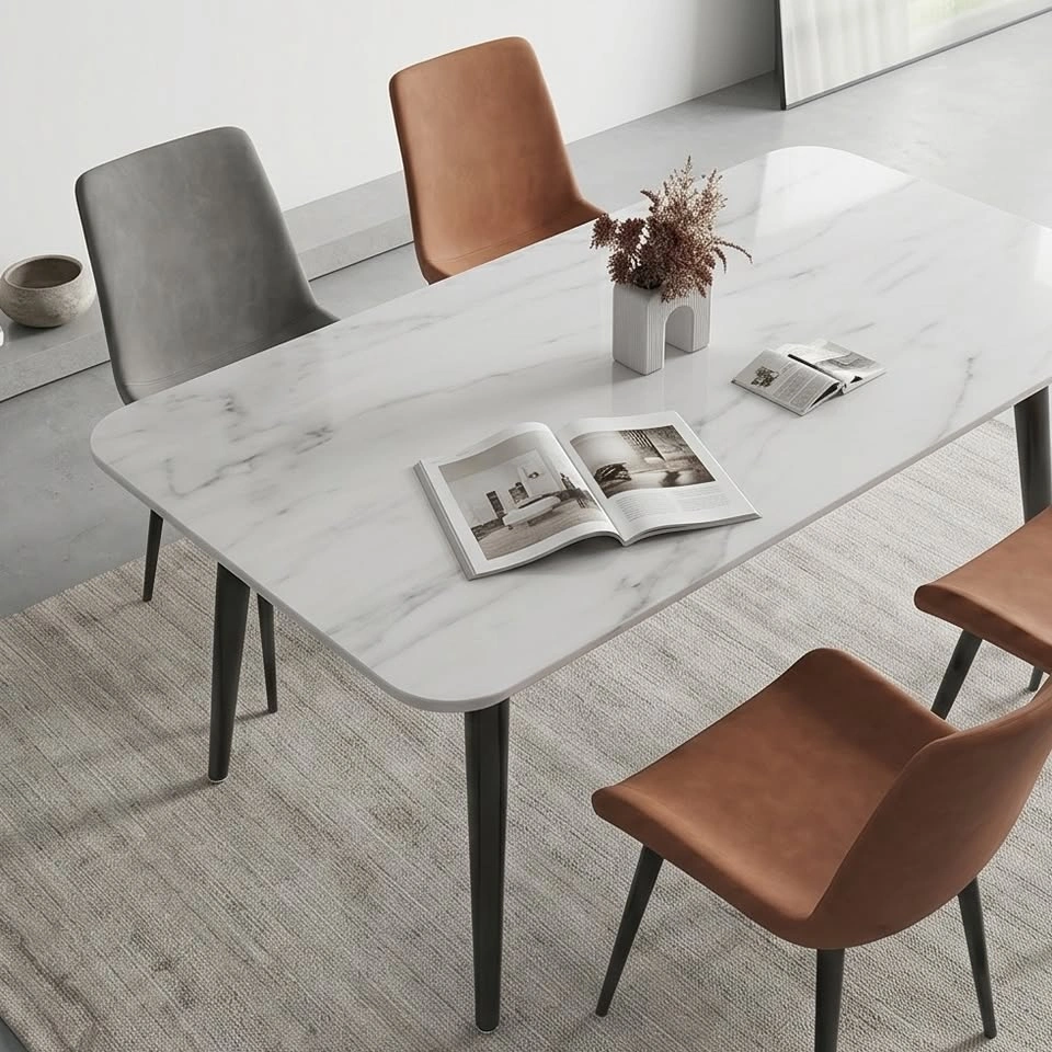 C1829 LDF024 Contemporary Rock Plate Dining Table - photo 3