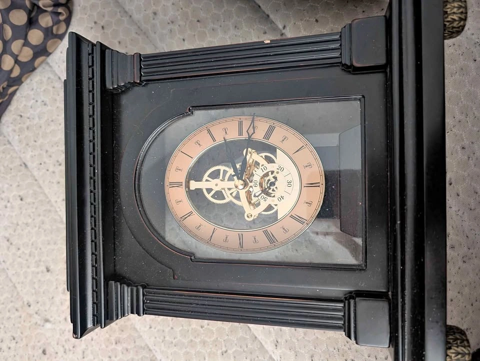 David Peterson Mantel Skeleton Clock