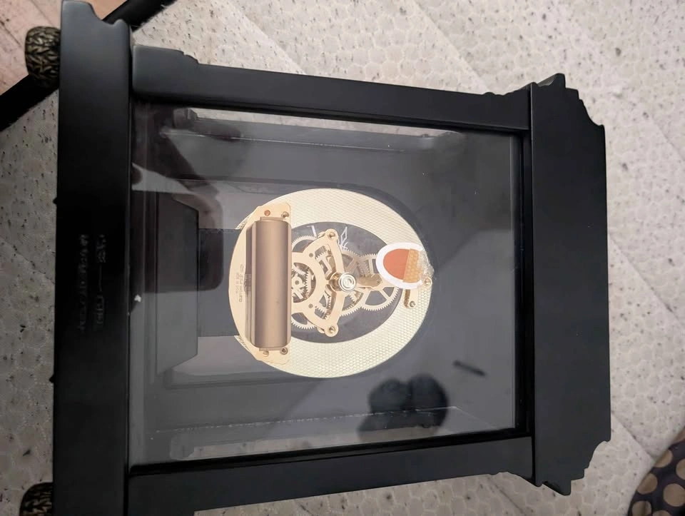 David Peterson Mantel Skeleton Clock - photo 3