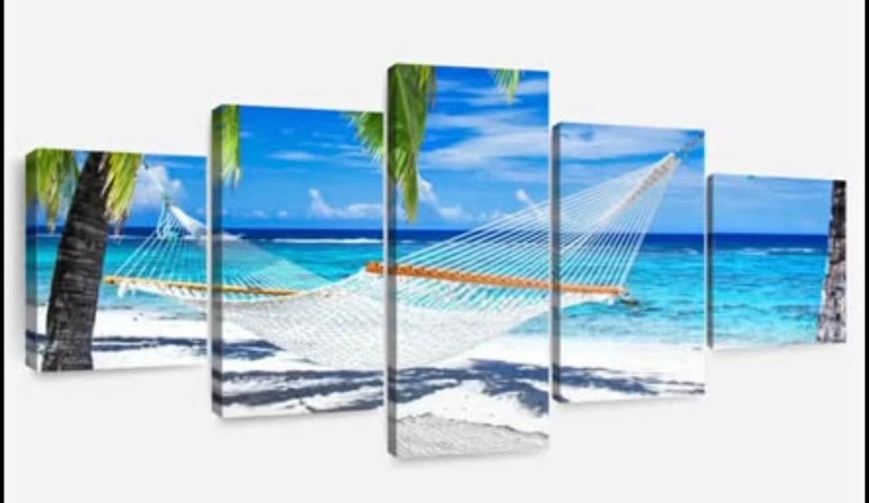 Wall art - Hammock on the beach