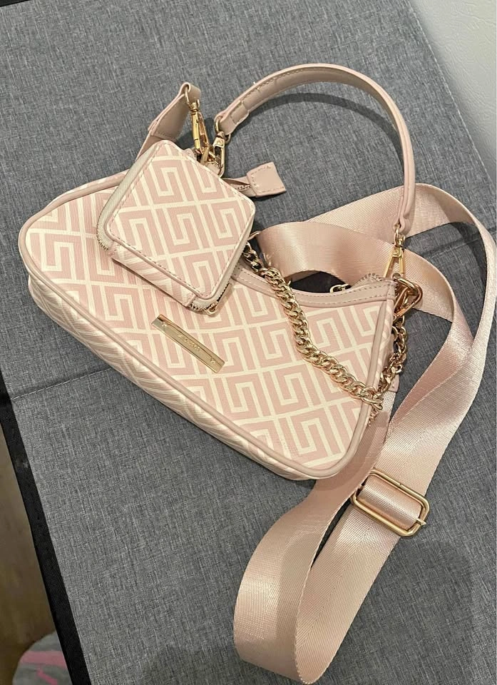 Aldo Avana Purse (beige/pink)