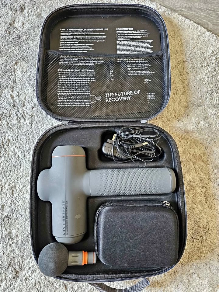 SHARPER IMAGE power percussion deep tissue massager