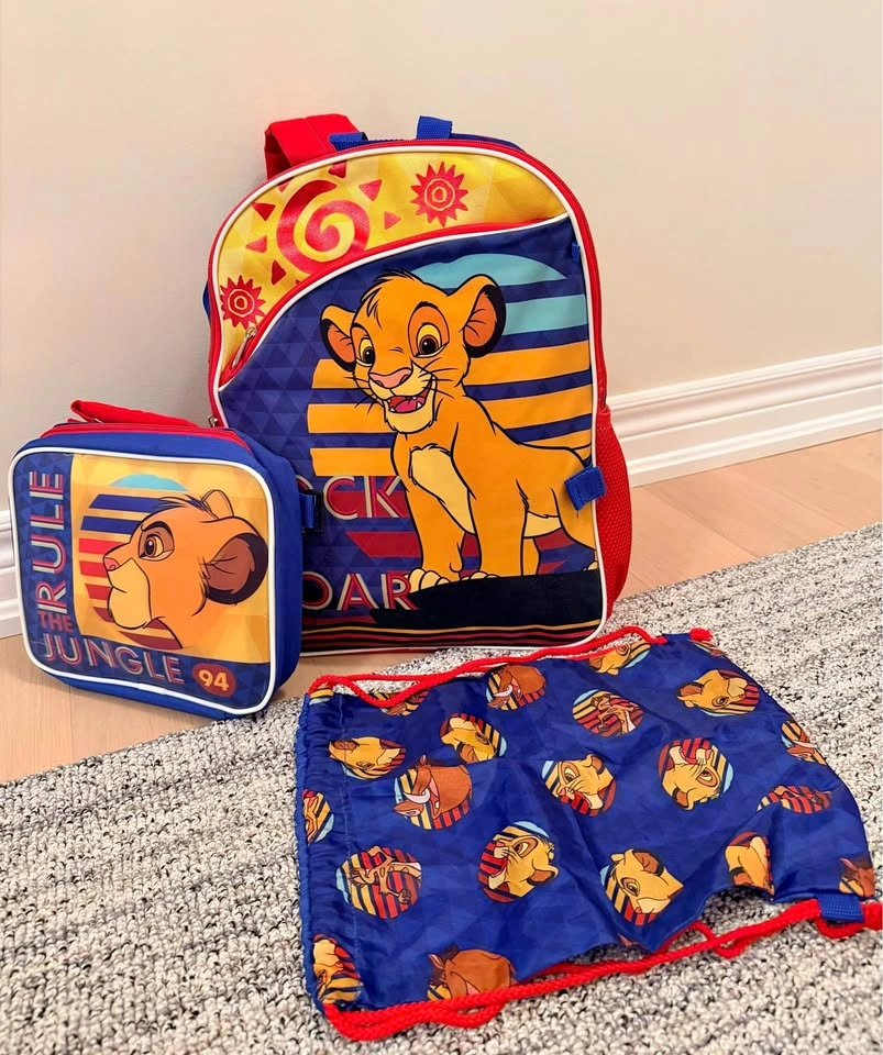 Lion King Backpack set