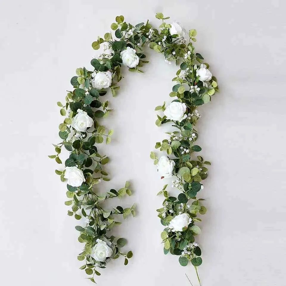 20 Eucalyptus Silk Flower Garlands thumbnail