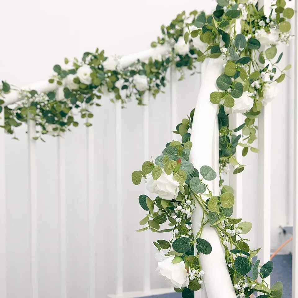20 Eucalyptus Silk Flower Garlands - photo 2