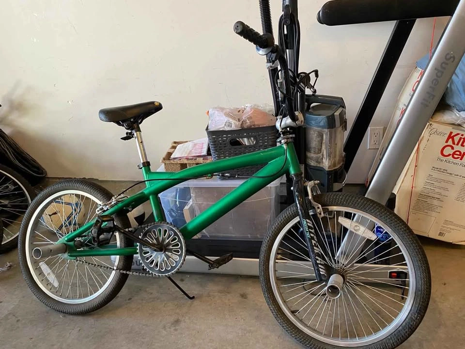 Green bike for sale