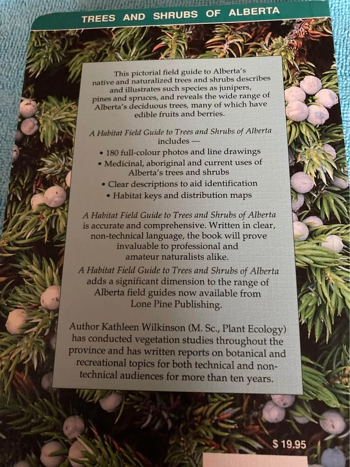 Trees & Shrubs Of Alberta Paperback Perfect Condition - photo 2